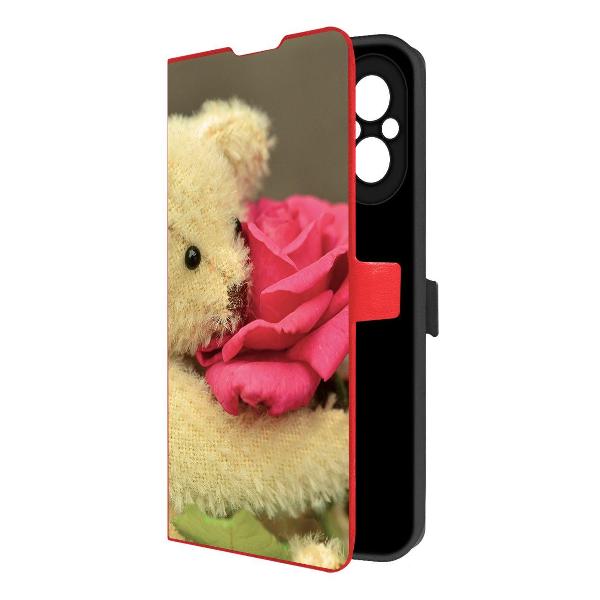 Изображение товара Чехол Krutoff Realme C67 Медвежонок с розой (524311)
