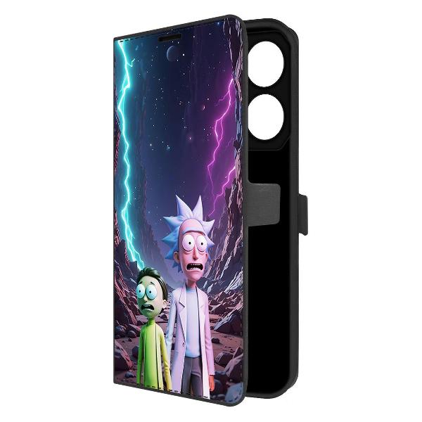 Изображение товара Чехол Krutoff TECNO Pova 6 Neo Рик и Морти 3D