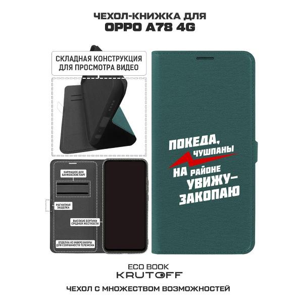 Изображение товара Чехол Krutoff Oppo A78 4G Покеда чушпаны