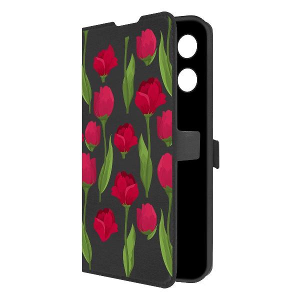 Изображение товара Чехол Krutoff TECNO Spark 30 Pro Розы паттерн