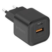 Изображение товара Сетевое зарядное устройство Deppa USB-C + USB-A GaN 35W (11460)