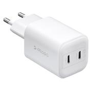 Изображение товара Сетевое зарядное устройство Deppa 2хUSB-C GaN 45W (11462)