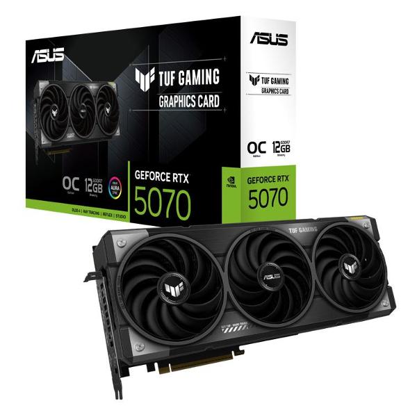 Видеокарта ASUS TUF Gaming GF RTX5070 12GB GDDR7(90YV0LZ0-M0NA00)