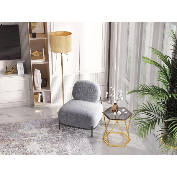 Изображение товара Кресло Stool Group Стоун рогожка серое