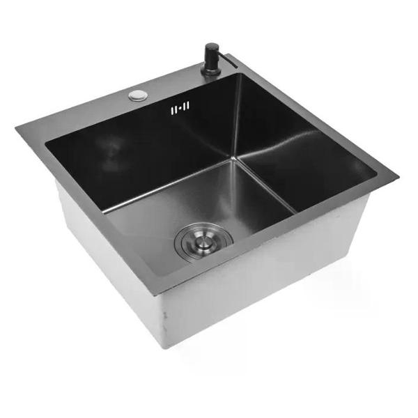 Изображение товара Мойка кухонная Wisent WGS35050BD/W02-114B