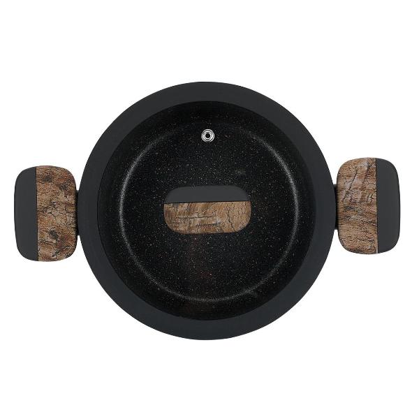 Изображение товара Кастрюля 4.3л/24 см с крышкой(кованый алюминий) REGENT inox ALBERO