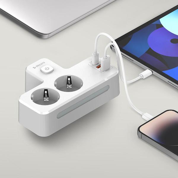 Изображение товара Сетевой фильтр Deppa 14406