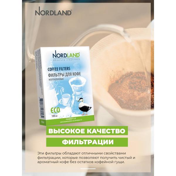 Изображение товара Фильтр для кофеварки Nordland 1х4 100шт (180582)