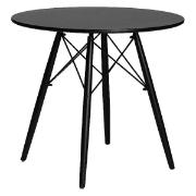 Изображение товара Стол обеденный DOBRIN Chelsea`80 Black Bl/Bl