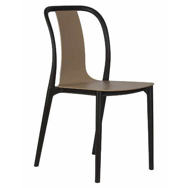 Изображение товара Стул для сада DOBRIN Adam LMZL-PP669 черный/бежевый