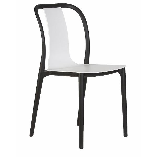 Изображение товара Стул для сада DOBRIN Adam LMZL-PP669 черный/белый