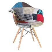 Изображение товара Стул обеденный DOBRIN Daw Patchwork LMZL-PP620G мозаика