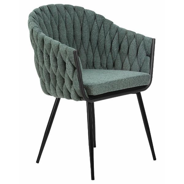 Изображение товара Стул обеденный DOBRIN Matilda LM-9691 зеленая ткань