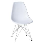 Изображение товара Стул обеденный DOBRIN DSR LMZL-PP638A хром/белый