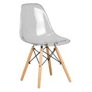 Изображение товара Стул обеденный DOBRIN DSW Casper LMZL-PC818 светлый бук/прозрачный