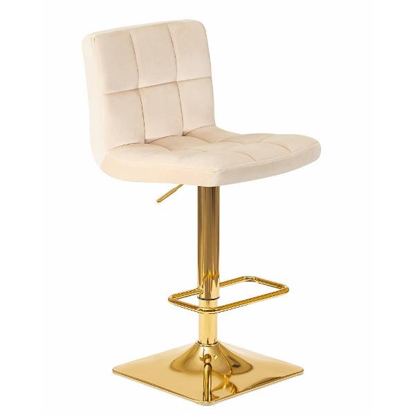 Изображение товара Стул барный DOBRIN Goldie LM-5016 бежевый велюр