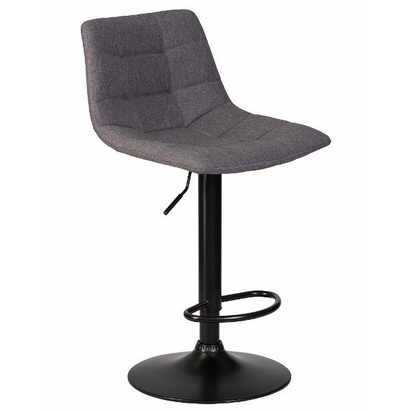 Изображение товара Стул барный DOBRIN Tailor Black LM-5017 серая ткань