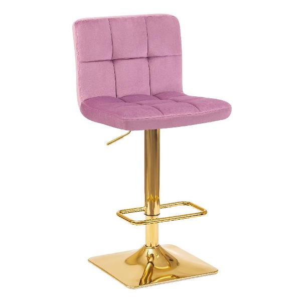 Изображение товара Стул барный DOBRIN Goldie LM-5016 пудрово-сиреневый велюр