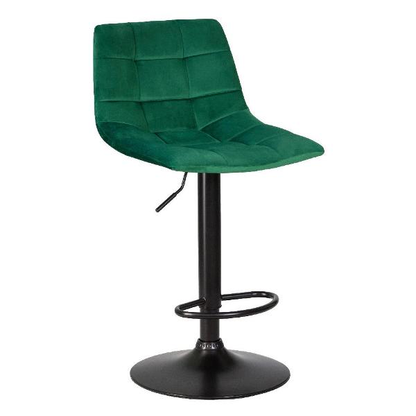 Изображение товара Стул барный DOBRIN Tailor Black LM-5017 зеленый велюр