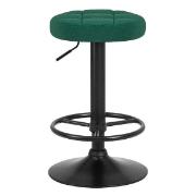 Изображение товара Стул барный DOBRIN Bruno Black LM-5008 зеленый велюр