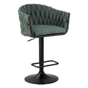 Изображение товара Стул барный DOBRIN Leon LM-9690 зеленая ткань