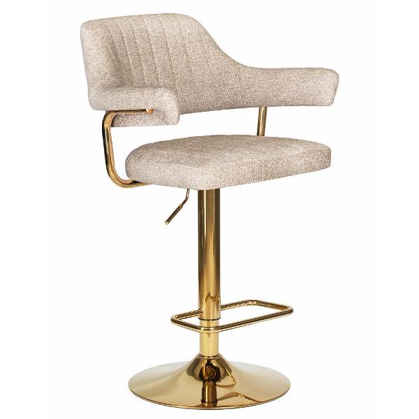 Изображение товара Стул барный DOBRIN Charly Gold LM-5019 бежевый твид