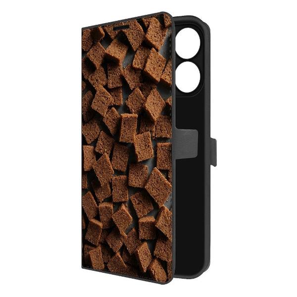 Изображение товара Чехол Krutoff Eco Book для Xiaomi Redmi Note 14 4G Сухарики (626751)