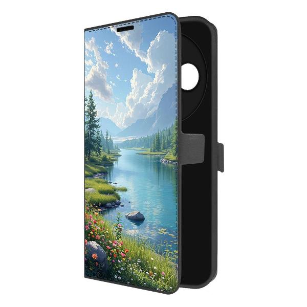 Изображение товара Чехол Krutoff Eco Book для Xiaomi Poco M7 5G Наши просторы (626563)