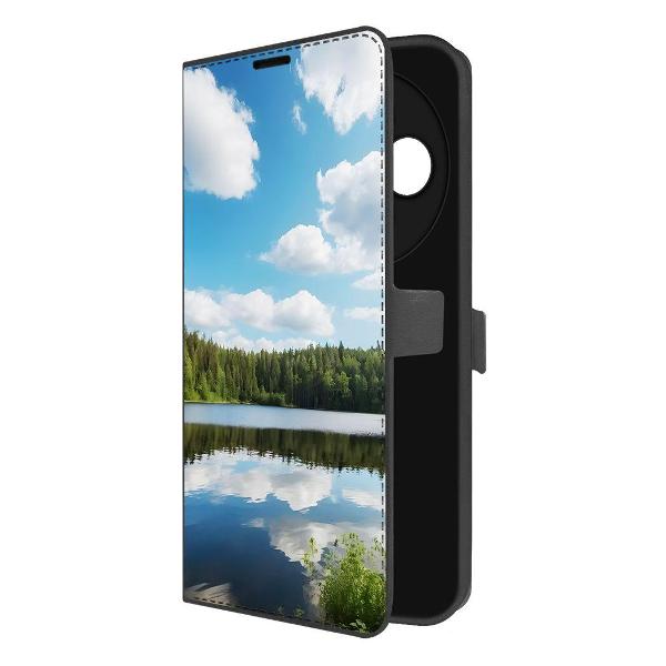 Изображение товара Чехол Krutoff Eco Book для Xiaomi Poco M7 5G Лесное озеро (626570)