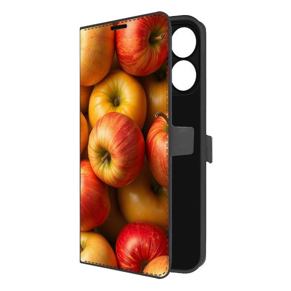 Изображение товара Чехол Krutoff Eco Book для Xiaomi Redmi Note 14 4G Яблоки (626744)