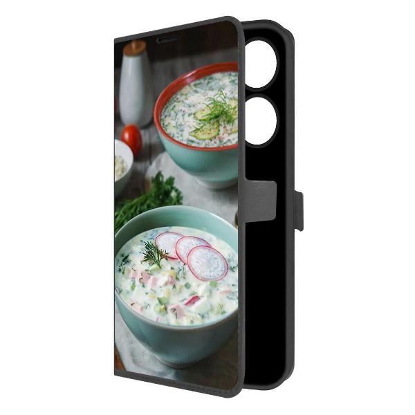 Изображение товара Чехол Krutoff Eco Book для Xiaomi Poco M6 Pro 5G Окрошка (626558)