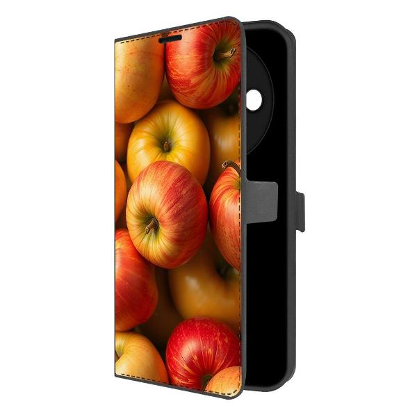 Изображение товара Чехол Krutoff Eco Book для Xiaomi Redmi A3 Яблоки (626667)