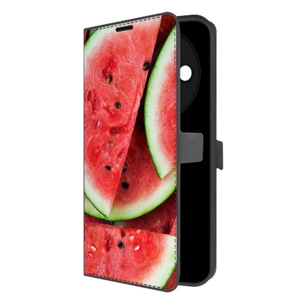 Изображение товара Чехол Krutoff Eco Book для Xiaomi Redmi A3 Арбуз (626670)