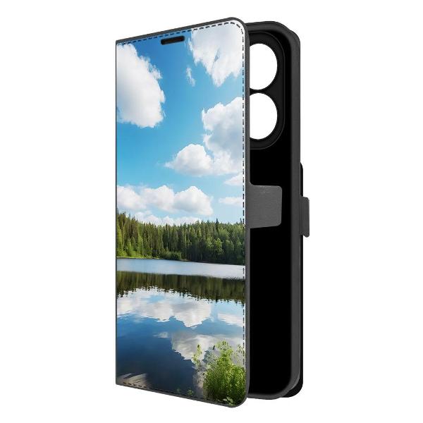 Изображение товара Чехол Krutoff Eco Book для Xiaomi Redmi Note 13 4G Лесное озеро (626727)