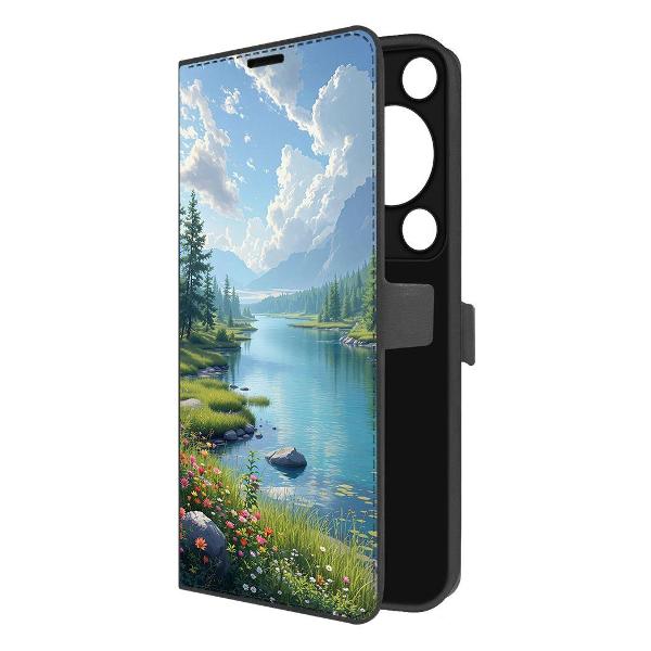 Изображение товара Чехол Krutoff Eco Book для Huawei Nova Y72s Наши просторы (625562)