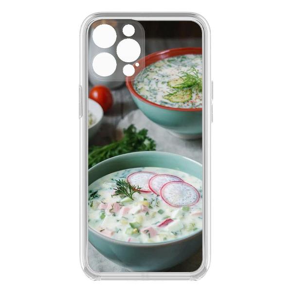 Изображение товара Чехол Krutoff Окрошка для iPhone 12 Pro с защитой камеры