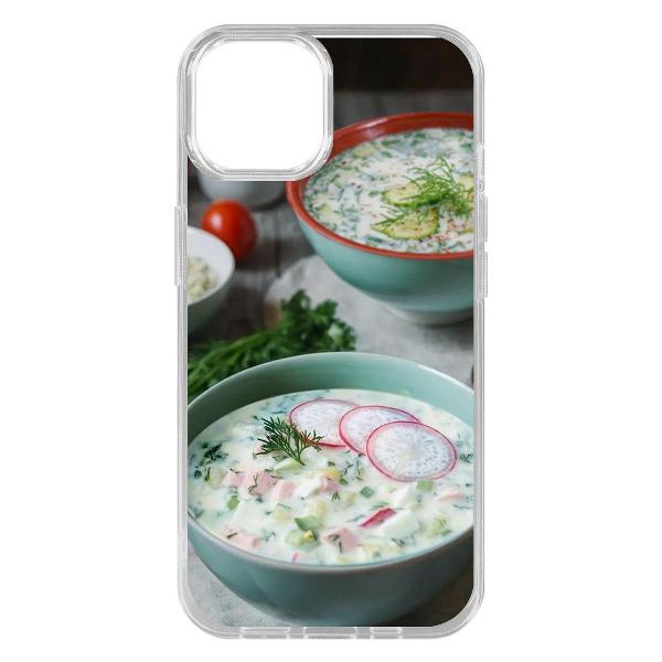 Изображение товара Чехол Krutoff Окрошка для iPhone 16 (623044) Изображение товара Чехол Krutoff Окрошка для iPhone 16 (623044)