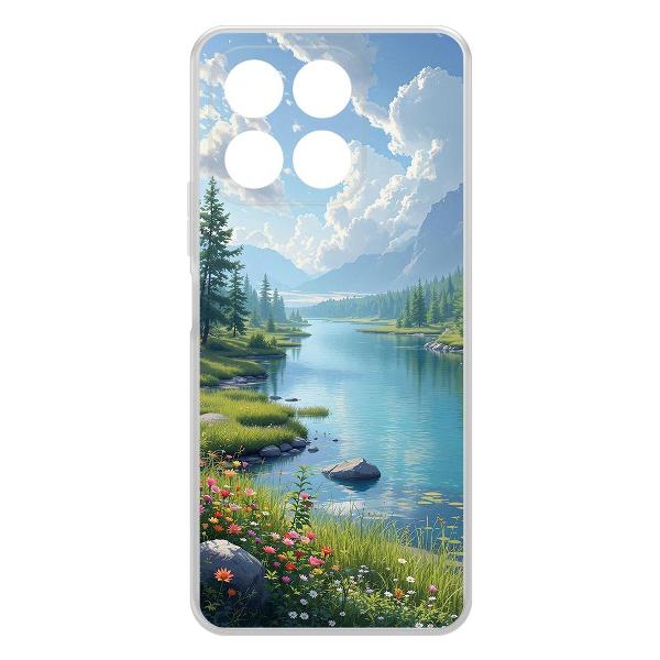 Изображение товара Чехол Krutoff "Наши просторы" для Honor X6b (622748)