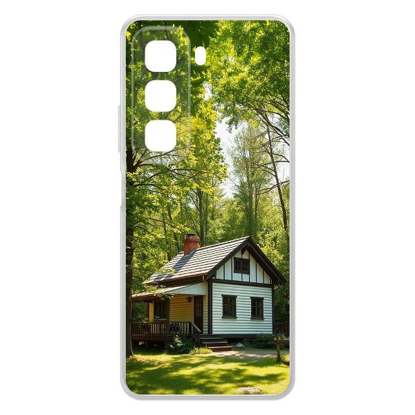Изображение товара Чехол для смартфона Krutoff "Дача" для INFINIX Hot 50 защитный силикон Изображение товара Чехол для смартфона Krutoff "Дача" для INFINIX Hot 50 защитный силикон
