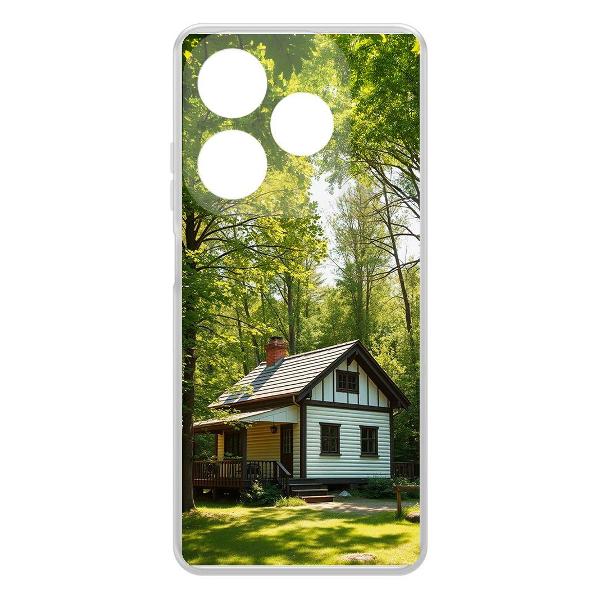 Изображение товара Чехол для INFINIX Smart 8 Krutoff "Дача" с защитой и дизайном