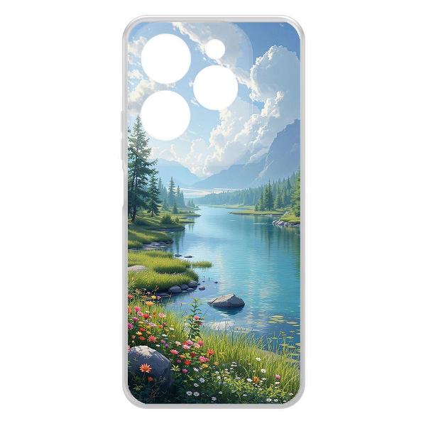 Изображение товара Чехол Krutoff "Наши просторы" для INFINIX Hot 40 (622861)