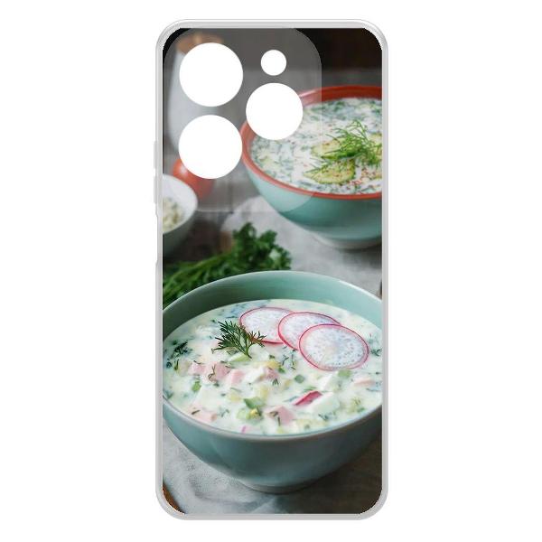 Изображение товара Чехол Krutoff "Окрошка" для INFINIX Hot 40i (622873)