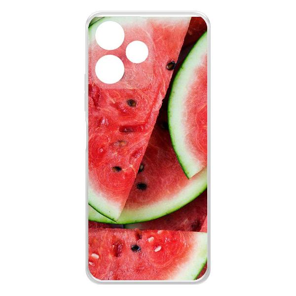 Изображение товара Чехол Krutoff "Арбуз" для Xiaomi Poco M6 Pro 5G (623867)