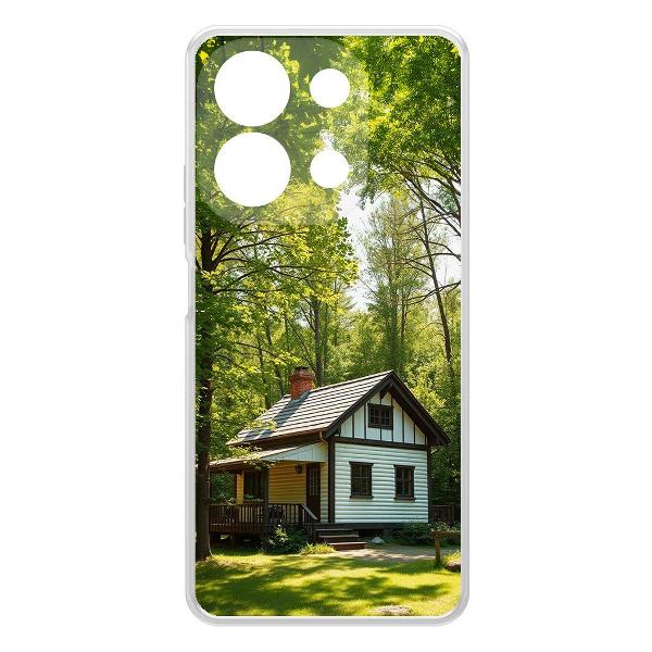 Изображение товара Чехол Krutoff Clear Case для Redmi Note 13 4G Дача Изображение товара Чехол Krutoff Clear Case для Redmi Note 13 4G Дача