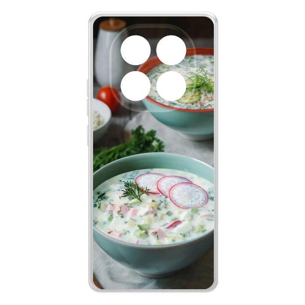 Изображение товара Чехол Krutoff Окрошка для Xiaomi Redmi Note 14 Pro 4G (624050)