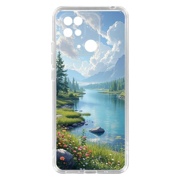 Изображение товара Чехол для смартфона, телефона Krutoff "Наши просторы" для Xiaomi Redmi 10C (623898)