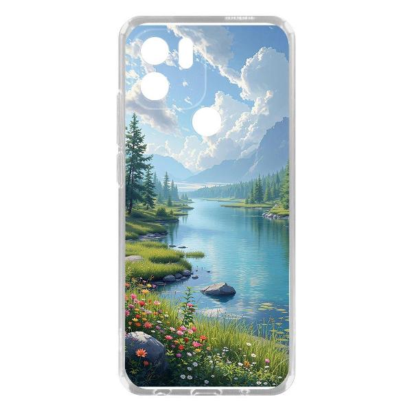 Изображение товара Чехол Krutoff Clear Case для Redmi A2+ Наши просторы