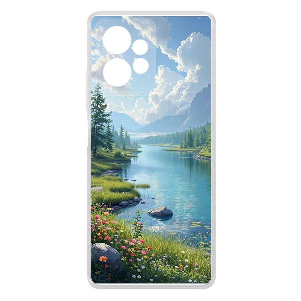 Изображение товара Чехол Krutoff Clear Case для Redmi Note 12 4G Наши просторы