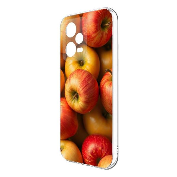 Изображение товара Чехол Krutoff Clear Case для Redmi Note 12 Pro 5G Яблоки