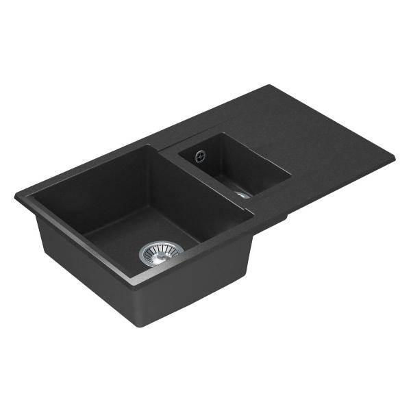 Изображение товара Мойка кухонная POLYGRAN BRIG-870 (№16 Черная)